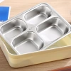Miffy 304 compartimiento de acero inoxidable lunch box comedor de estudiantes con tapa bandeja de comida rápida trabajador de oficina llenado de agua calentado lunch box Specification image
